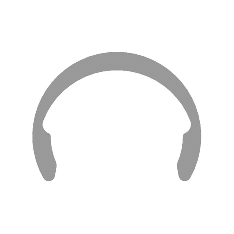 CRESCENT E-CLIP pour les applications d'arbre-M1800